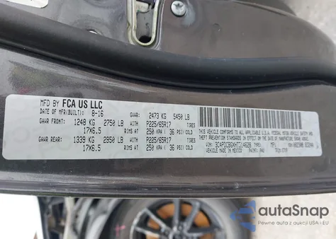 2017 Dodge Journey Sxt из США, поврежденный, VIN 3C4PDCBGXHT514628